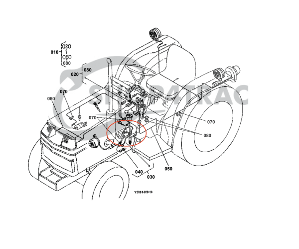 Startmotor Kubota D750 / D850 / D950 / Z-serie – Nanni &amp; Kubota scheepsdiesel