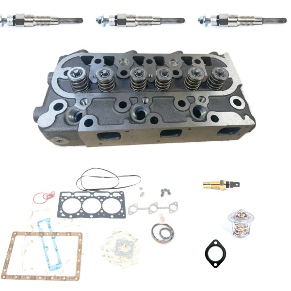 Cilinderkop compleet + pakkingset + gloeibougies Beta Marine Beta 30 – Nanni N3.30