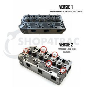 Cilinderkop compleet versie 1 Beta Marine Beta 30 – Nanni N3.30