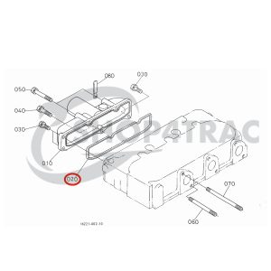 Inlaatspruitstukpakking Beta Marine Beta 30 – Nanni N3.30