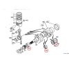 Hoofdlagerset – Beta Marine Beta 10 / Beta 14 / Beta 20 | Nanni N2.10 / N2.14 / N3.21
