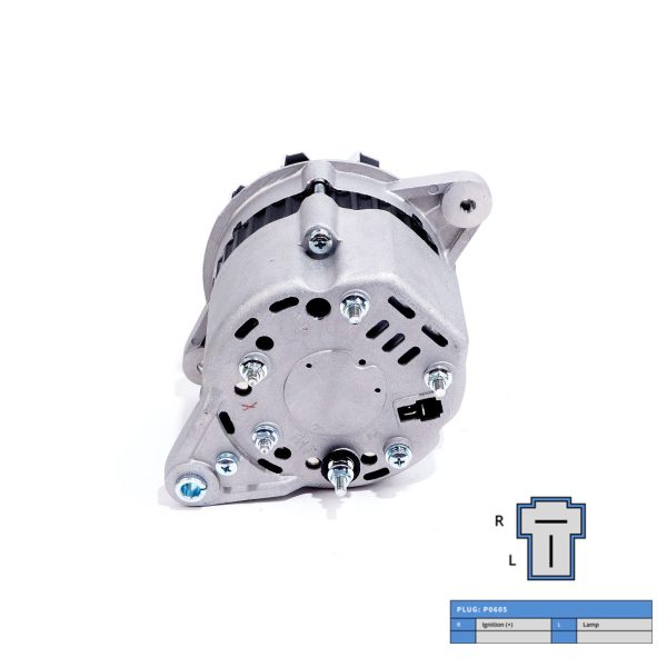 Dynamo Yanmar 1GM10 | 2GM20 | 3GM | 3HM | 3JH | 4JH – 12V 40A