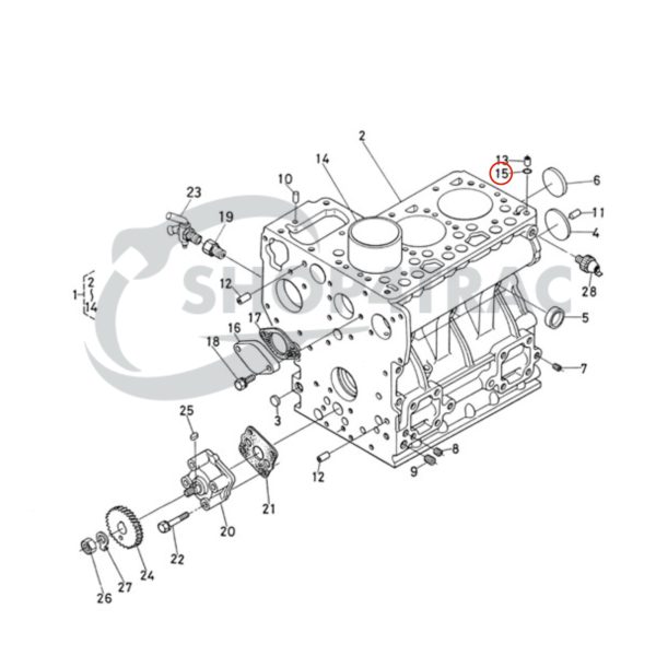 O-ring koppakking Beta Marine Beta 28 | Beta 30 | Beta 43 | Beta 50 – Nanni N3.30 | 4.105 HE | N4.50 – Universal M-25XPB