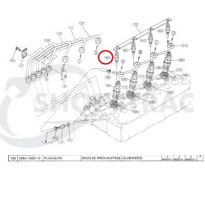 Gloeibougie (M8) – Beta Marine Beta 10 · 14 · 20 | Nanni N2.10 · N2.14 · N3.21