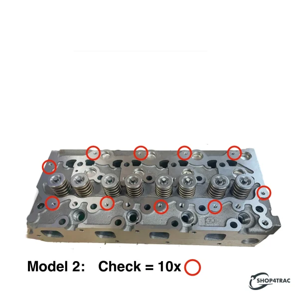 Cilinderkop Beta Marine Beta 50 – Nanni N4.50 (indirecte inspuiting / IDI, type 2)