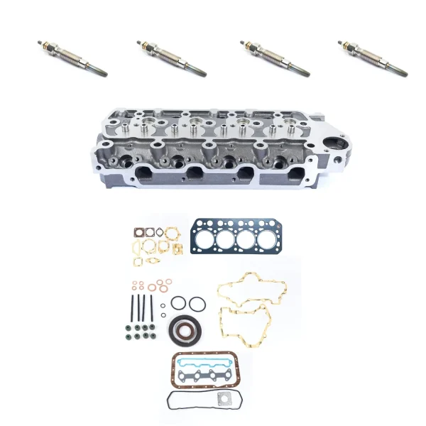 Cilinderkop met pakkingsset en gloeibougies Solé Diesel Mini 34 – Meiki M4DM