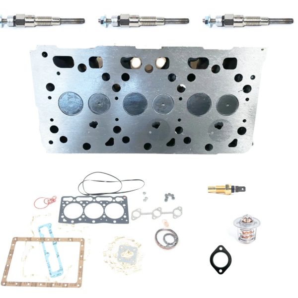 Cilinderkop compleet + pakkingset + gloeibougies Beta Marine Beta 30 – Nanni N3.30