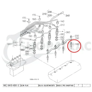 Gloeibougie Beta Marine Beta 43 | Beta 50 – Nanni 4.105 HE | N4.50