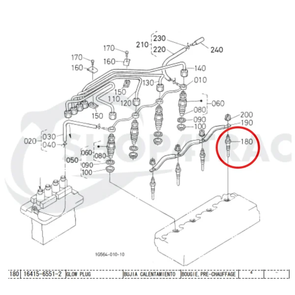 Gloeibougie Beta Marine Beta 43 | Beta 50 – Nanni 4.105 HE | N4.50