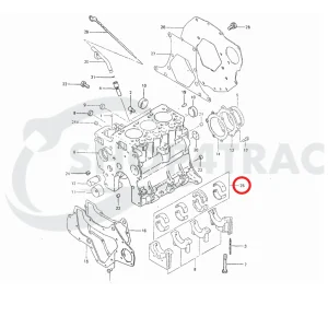 Hoofdlagerset Solé Diesel Mini 33 – JF Marine Power JF10
