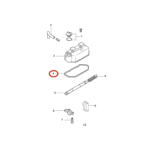 Kleppendekselpakking Solé Diesel Mini 11 | Mini 17 – Vetus M2.06 – Craftsman Marine CM2.16