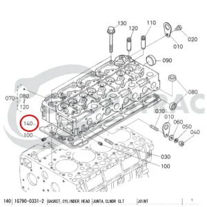 Koppakking Beta Marine Beta 50 – Nanni N4.50