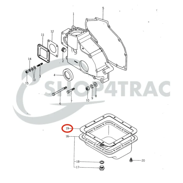 Oliecarterpanpakking Solé Diesel Mini 18