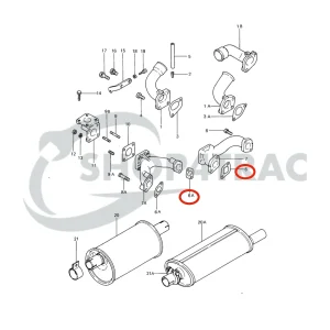 Uitlaatspruitstukpakking Solé Diesel Mini 14