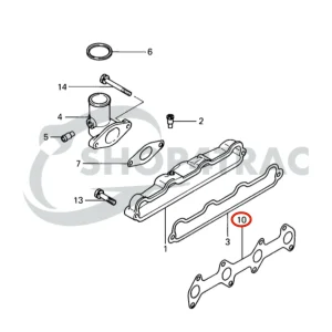 Uitlaatspruitstukpakking Solé Diesel Mini 32 | Mini 34 – Vetus M4.14 – Meiki M4DM