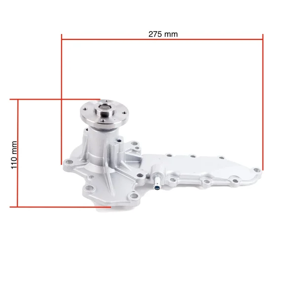 Waterpomp (zoetwater-circulatiepomp) Beta Marine Beta 50 – Nanni N4.50 (DI, met extra pijp)