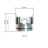 Zuiger Beta Marine Beta 30 | Beta 38 – Nanni N3.30 | N4.38