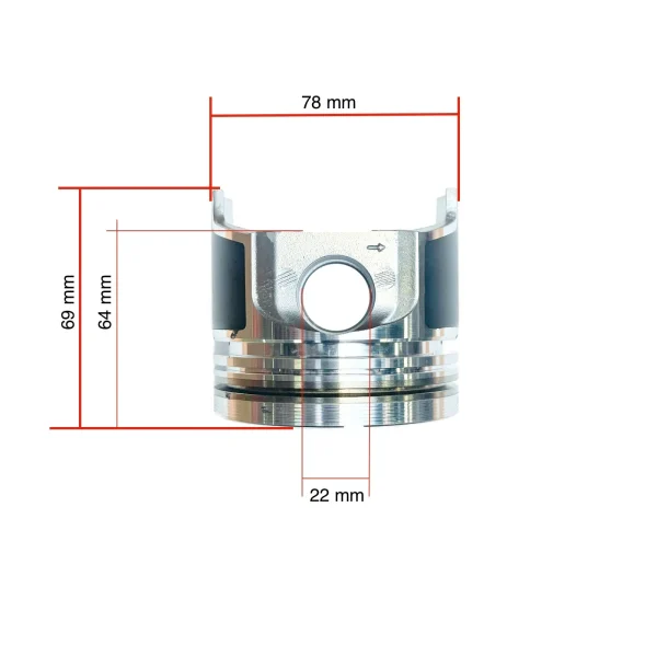 Zuiger Beta Marine Beta 30 | Beta 38 – Nanni N3.30 | N4.38