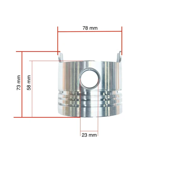 Zuiger Solé Diesel Mini 33 | Mini 44 | Mini 55 – Vetus M4.15 | M4.17 – Craftsman Marine CM4.42 – JF Marine Power JF10 | JF15