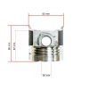 Zuiger Beta Marine Beta 45 – Nanni N4.40 | 4.150 HE | 4.200 HE | 4.200 TD (83 mm, IDI)