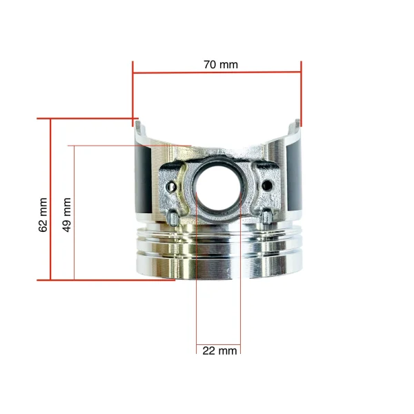 Zuiger Yanmar 2YM15 | 3YM20