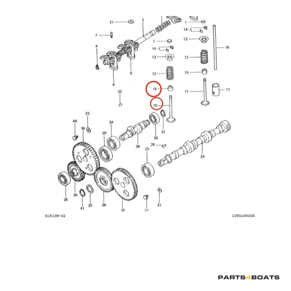 Inlaatklep Solé Diesel Mini 11 | Mini 17 | Mini 26 – Vetus M2.06 | M3.09 | M3.28 – Craftsman Marine CM2.16 | CM3.27 – JF Marine Power JF6-1500