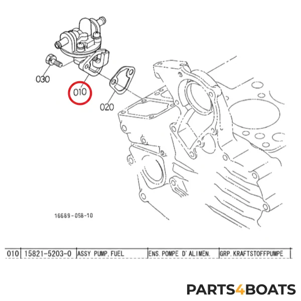 Brandstofopvoerpomp Beta Marine Beta 16 – Phasor K2-4.5