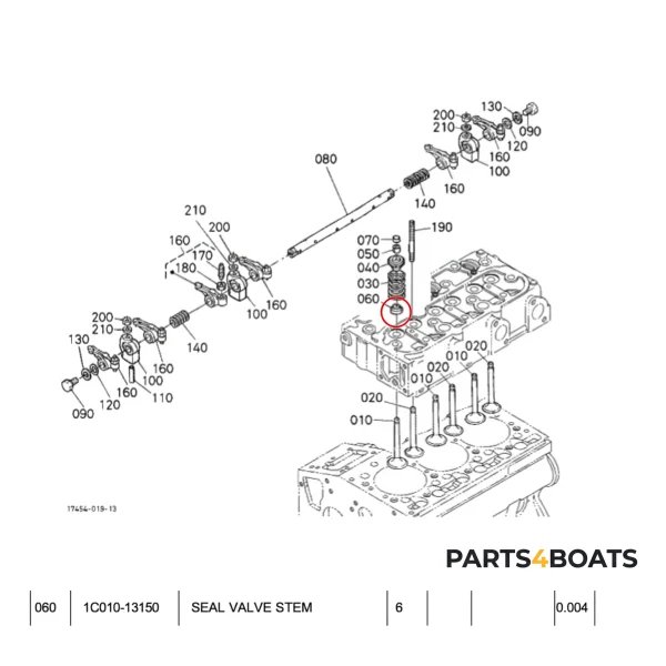 Klepseals Beta Marine Beta 35 | Beta 38 – Nanni N4.38 – Universal M-35B