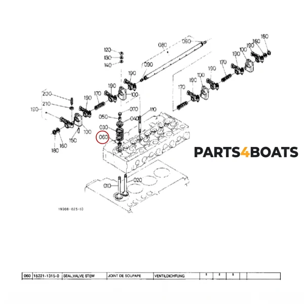 Klepseals Beta Marine Beta 43 | Beta 50 | Beta 60 – Nanni 4.105 HE | N4.40 | N4.50